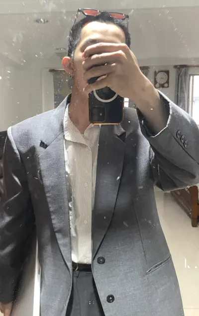 老爸的西裝外套