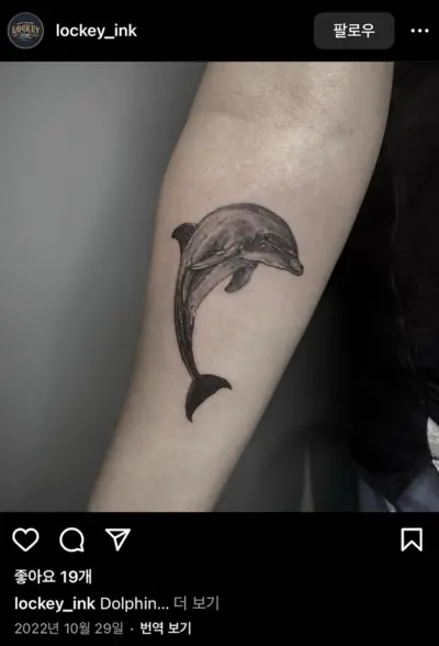 海豚刺青參考圖