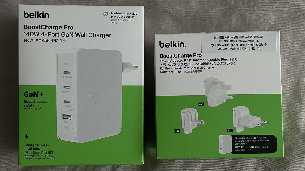 韓國 Belkin 充電器推薦與保修後記── BoostCharge Pro 140W 四口氮化鎵(GaN)快充 WCH014krWH