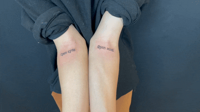 Open eyes, Open mind 刺青